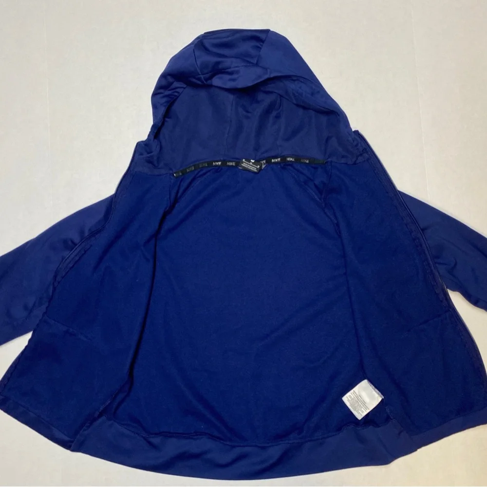 Nike Boys Medium Blue Drifit‎ Zip Up Hoodie